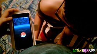 Blowjob - special techniques for catching pokemon.