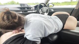 hard sex of students in the car
