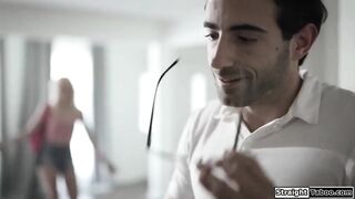 Petite student is fucked by her tutor