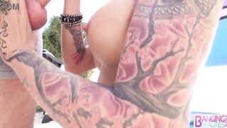 Big Booty Inked PAWG Bella Bellz Gets Anal Slamming