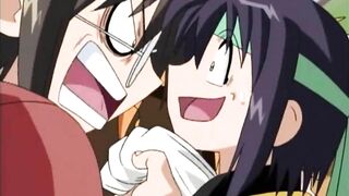 Hentai fantasy scene with on campus mystery