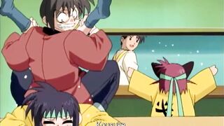 Hentai fantasy scene with on campus mystery