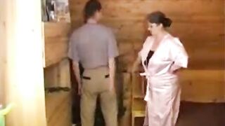 teen boy Russian mature woman