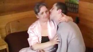 teen boy Russian mature woman
