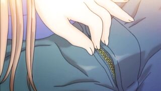 HENTAI - HOT tutor shows her HUGE TITS to her YOUNG STUDENT