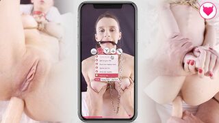 Rough Bdsm mobile Game with Pauline Cooper. Decide what to do her next !