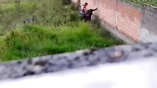 Busty Girl Outdoor Doggy Banged
