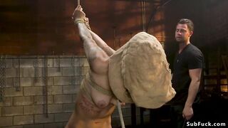 Petite alt slave anal banged in bondage