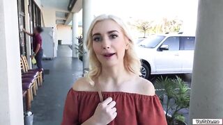 Anastasia fucked in the park for cash