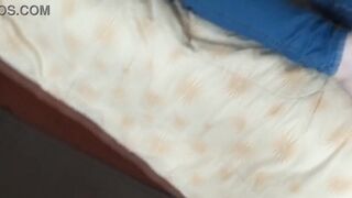 Stepson caresses my ass while I rest and wants to fuck me, I love his huge cock