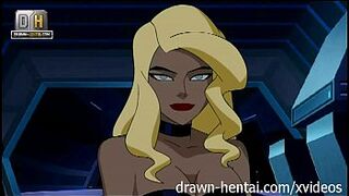 Justice League Hentai - Canary fucked in a Flash