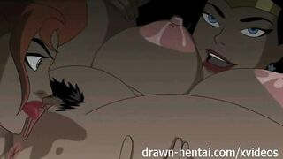 Justice League Hentai - Canary fucked in a Flash