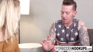 Hot babes fuck their step-brothers!