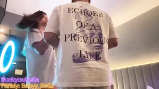 webcam girl sucks courier's dick for 6,000 tokens -