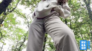 playing outdoors
