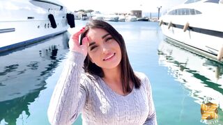 Sarah, young and pretty Italian, is very naughty
