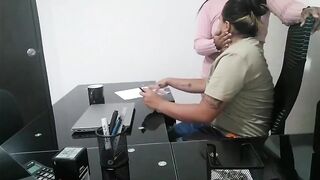 He put his own mistress to work as a secretary so she could fuck smoothly in his office.