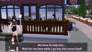 Cheating Wife Fucks Homeless Man in Front of Husband - DDSims