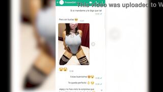 Gamer girl sends me her pack on WhatsApp and we end up fucking