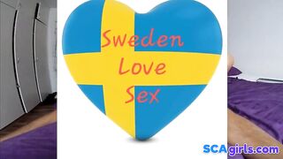 Svenskt hett blondt sex