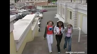 Foursome with teens