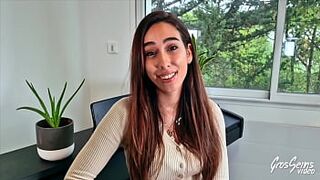 Naughty teen Camila wants a hard cock