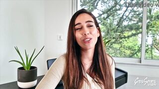 Naughty teen Camila wants a hard cock