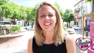 Julie, shy milf, goes wild in front of the camera