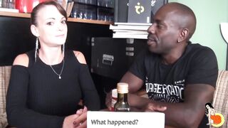 Stunning big tits Tiffany Leiddi meets Joss Lescaf's big black cock