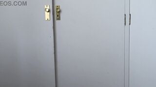 Slave stepmom only gets out of the closet to get fucked by stepson
