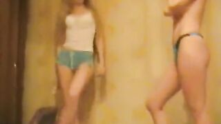 Beautiful Girls Kicking Each Others Twat
