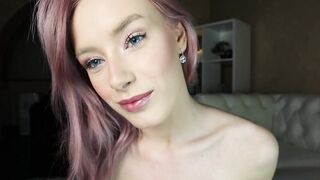 Mirror Squats Teen, Blue Eyes, BBC Lover, Hot Squirting, White Cum