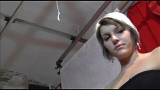 19yo czech amateur does blowjob, titjob and fucks hardcore