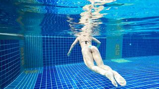 This Blonde Made Me Cum in a Public Pool!