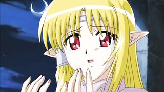 Elf Girlfriend double penetrated by invaders while boyfriend watches