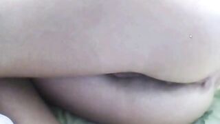 My hairy pussy EX-GF masturbates 02