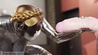 Balerina slut from Atomic Heart doing anal