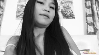 Small Asian Girl Gets Creampied After Sucking and Riding a Cock