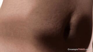 Thai teen smile with braces gets creampied
