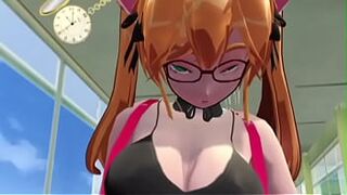 Bimbo Nerdy Bitch to Slut Progression MMD