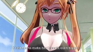 Bimbo Nerdy Bitch to Slut Progression MMD
