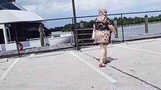 Stranger asked me to participate in a competition and remove my panty and and flash my boobs in public and I did - BBW SSBBW