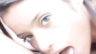Teen lesbians licking pussy outdoors - Little Lupe
