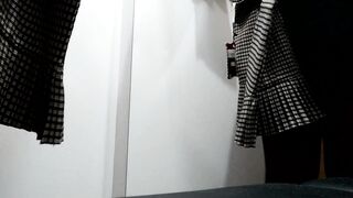 Sexy MILF in fitting room