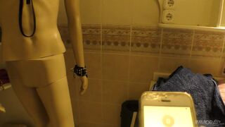 Thick and Juicy Teen Makes a Big Cock Cum Twice
