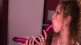 Two wild lesbian babes form France sharing a loaded rod