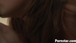 Sensual Allie Haze takes off her lingerie
