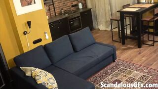 My girlfriend and stepdad doing a freaking 69 in the living room