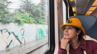 Complete 4K Movie Hot Sex on a Train with Garabas and Olpr
