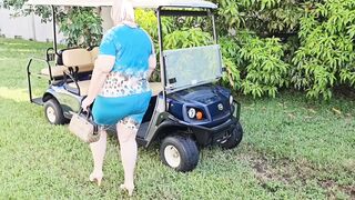 Golf trainer offered to train me, but he eat my big fat pussy - Jamdown26 - big butt, big ass, thick ass, big booty, BBW SSBBW